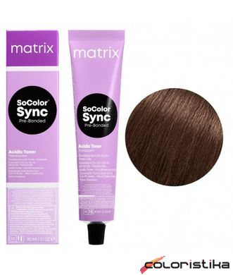 Безаміачна фарба для волосся Matrix SoColor Sync Pre-Bonded Acidic 5N, брюнет нейтральний 90 мл