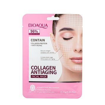 Маска для обличчя Bioaqua Collagen Antiaging з колагеном антивікова 25 мл BQY80854