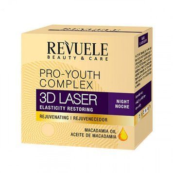 Нічний крем для обличчя Revuele 3D Laser Pro-Youth Complex Night Cream 50 мл