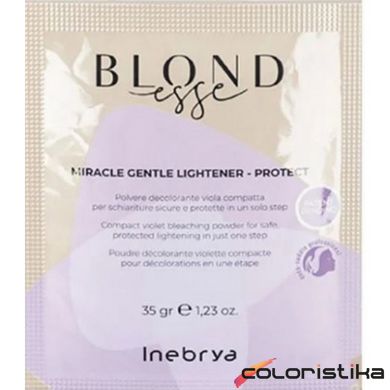 Освітлювач для волосся (порошок) ніжний захисний Inebrya Blondesse Мiracle Light-Protect 7 Tones 35 г