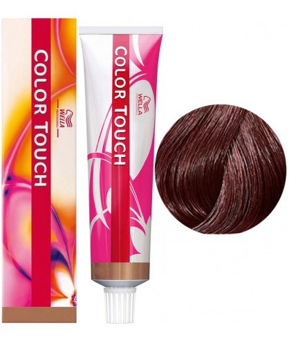 Безаммиачная краска для волос Wella Professionals COLOR TOUCH 5/75 Светлый коричневый коричнево-махагоновий 60 мл