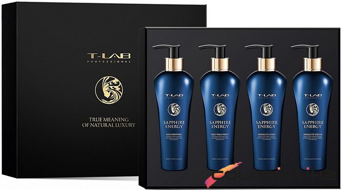 Набір для волосся T-LAB Professional Sapphire Energy Magical & Radiant You Luxury Gift