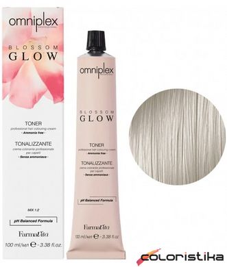 Безаміачна фарба для волосся FarmaVita Omniplex Blossom Glow Toner 100 мл 10.11 Платиновий блондин інтенсивно-попелястий