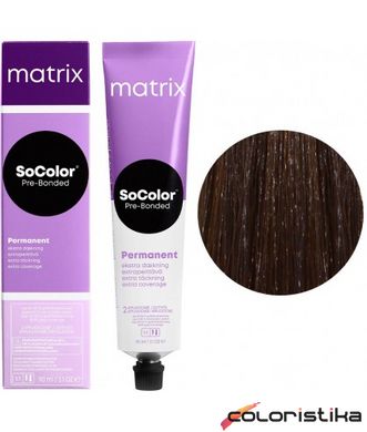 Краска для волос Matrix SoColor Pre-Bonded Permanent Extra Coverage 507AV блондин пепельно-фиолетовый 90 мл