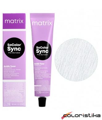 Безаміачна фарба для волосся Matrix SoColor Sync Pre-Bonded Acidic брюнет прозорий 90 мл