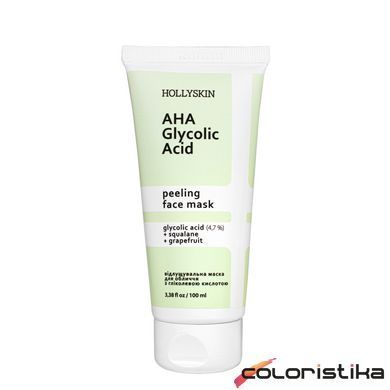 Маска для лица Hollyskin Glycolic AHA Acid с гликолевой кислотой