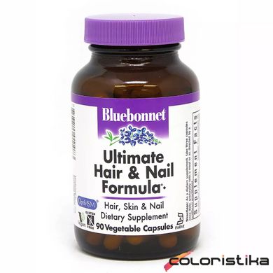 Витамины для волос, кожи и ногтей Bluebonnet Nutrition (Ultimate Hair & Nail Formula) 90 гелевых капсул