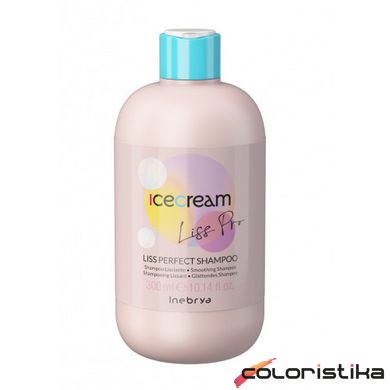 Шампунь для гладкости жестких и пушистых волос Inebrya Liss Perfect Shampoo 300 мл