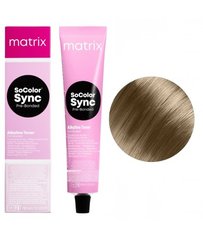 Безаміачна фарба для волосся Matrix SoColor Sync Pre-Bonded Alkaline 7NA Блондин натуральний попелястий 90 мл
