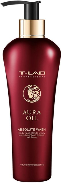 Шампунь-гель для волосся та тіла T-Lab Professional Aura Oil Absolute Wash, 300 ml