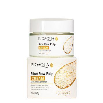 Крем для лица Bioaqua Rice Raw Pulp Cream с экстрактом риса и гиалуроновой кислотой 50 г