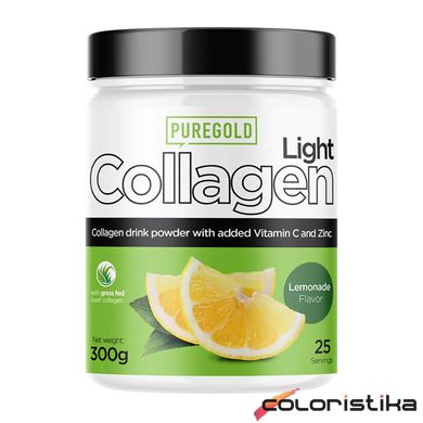 Коллаген Pure Gold Collagen LIGHT - 300g Lemonade (Лимонад)