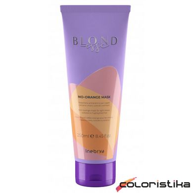 Маска для волос анти-оранж для блонда Inebrya Blondesse No-Orange Mask 250 мл