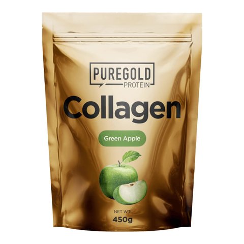 Коллаген Pure Gold Collagen - 450g Green Apple (Зеленое яблоко)