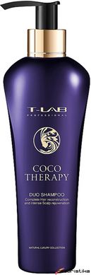 Шампунь для реконструкции волос T-Lab Professional Coco Therapy Duo Shampoo, 300 ml