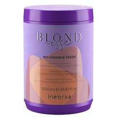 Маска для волосся анти-оранж для блонду Inebrya Blondesse No-Orange Mask 1000 мл