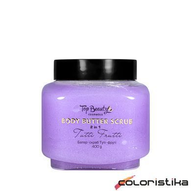 Скраб баттер для тела 2 в 1 Top Beauty Body Butter Scrub Тутти Фрутти, 400 г