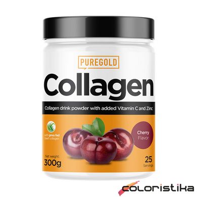 Колаген Pure Gold Collagen - 300g Cherry (Вишня)