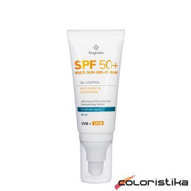 Крем для лица солнцезащитный Bogenia SPF 50+ Multi Sun Gel-cream BG420, 50 мл