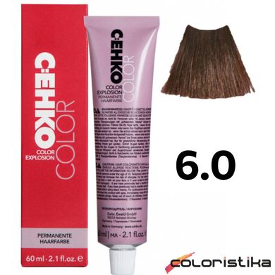 Краска для волос C:EHKO Color Explosion 6.0 темный блондин 60 мл