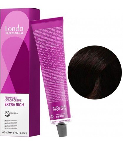 Краска для волос Londa Professional PERMANENT COLOR 3/5 Темный красный шатен 60 мл