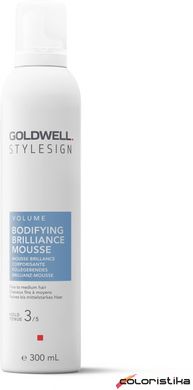 Пенка-мусс для укладки волос с блеском средней фиксации Goldwell Stylesign Volume Bodifying Brilliance Mousse 300 мл