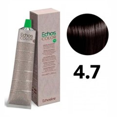 Фарба для волосся Echosline Echos Color 4.7 cold холодний коричневий середній каштан 100 мл