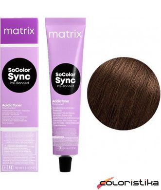 Безаміачна фарба для волосся Matrix SoColor Sync Pre-Bonded Acidic 2J, брюнет матовий 90 мл