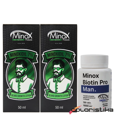 Набор для роста бороды Minox Turbo