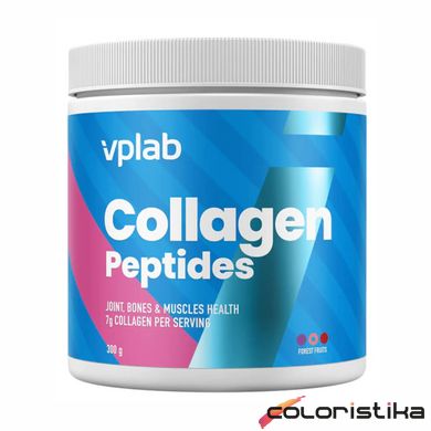 Колагенові пептиди VPLab Collagen Peptides - 300g Forest Fruits (Лісові фрукти)