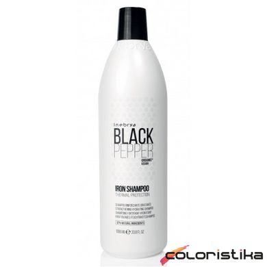 Шампунь для увлажнения и укрепления волос Inebrya Black Pepper Iron Shampoo 1000 мл