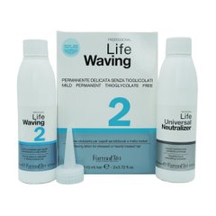 Хімічна завивика (біозавивка) для пористого та пошкодженного волосся FarmaVita Life Waving №2, 110 мл