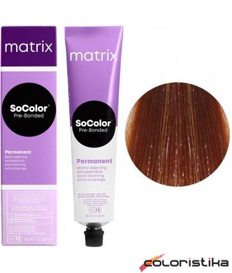 Фарба для волосся Matrix SoColor Pre-Bonded Permanent Extra Coverage 508BC світлий блондин коричнево-мідний 90 мл