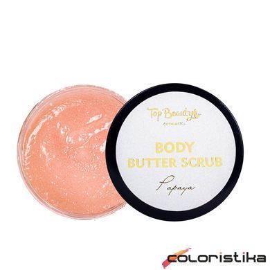 Скраб баттер для тела 2 в 1 Top Beauty Body Butter Scrub Papaya, 400 г