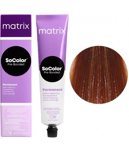 Краска для волос Matrix SoColor Pre-Bonded Permanent Extra Coverage 508BC светлый блондин коричнево-медный 90 мл