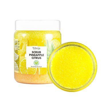Скраб для лица и тела Top Beauty Pineapple Citrus с ароматом ананас-цитрус и кокосовым маслом 250 мл
