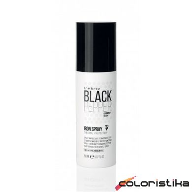 Термозахисний зміцнювальний спрей для волосся Inebrya Balck Pepper Iron Spray 50 мл