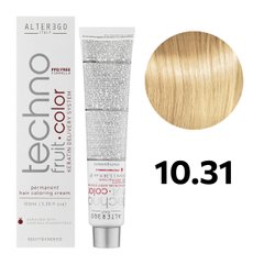 Фарба для волосся Alter Ego Technofruit Color 10.31 золотисто-попелястий платиновий блондин 100 мл