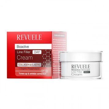 Денний крем для обличчя Revuele Bioactive Collagen & Elastin Line Filler омолоджуючий, 50 мл