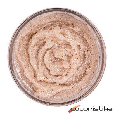 Цукровий скраб для тіла Hollyskin Coconut Cappuccino з олією ши та перлітом