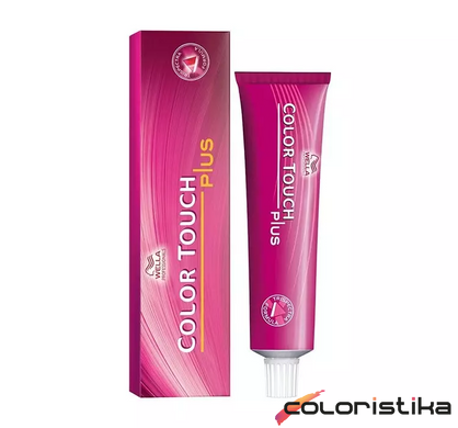 Безаммиачная краска для волос Wella Professionals COLOR TOUCH PLUS 55/03 Натуральный золотистый светло-коричневой 60 мл