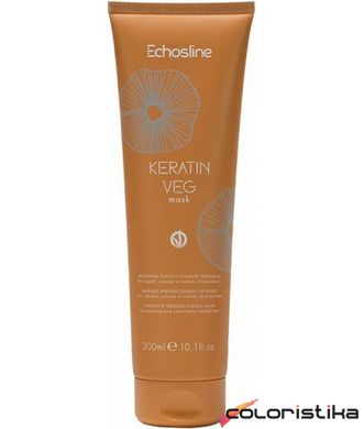 Восстанавливающая маска с кератином Echosline Keratin Veg Mask 300 мл