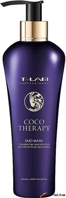 Маска для реконструкції волосся T-Lab Professional Coco Therapy Duo Mask, 300 ml