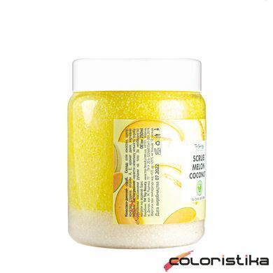 Скраб для обличчя та тіла Top Beauty Melon Coconut з ароматом дині та кокосовою олією 250 мл