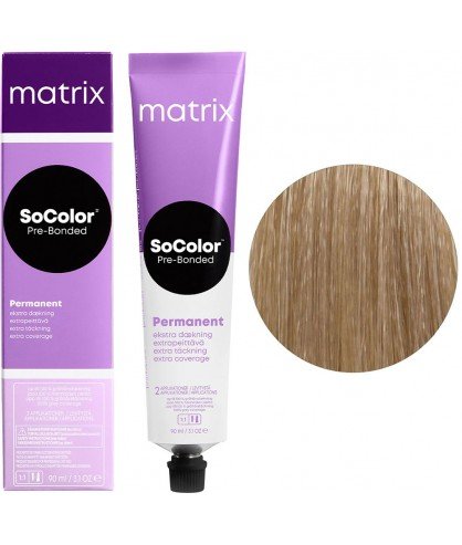 Краска для волос Matrix SoColor Pre-Bonded Permanent Extra Coverage 510G очень очень светлый блондин золотистый 90 мл