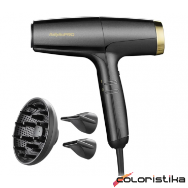 Фен для волосся BaByliss PRO Falco Grey&Gold 2000 Вт