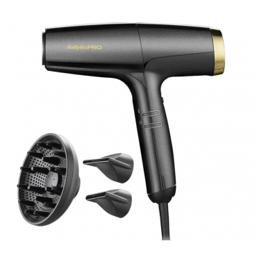 Фен для волос BaByliss PRO Falco Grey&Gold 2000 Вт