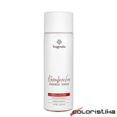Тонік-есенція для обличчя Bogenia Kombucha Essence Toner з комбучею та антиоксидантами 200 мл