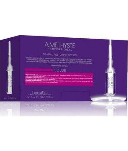 Лосьон для защиты яркости цвета FarmaVita Amethyste Color Re-Vital Restoring Lotion 10*10 мл