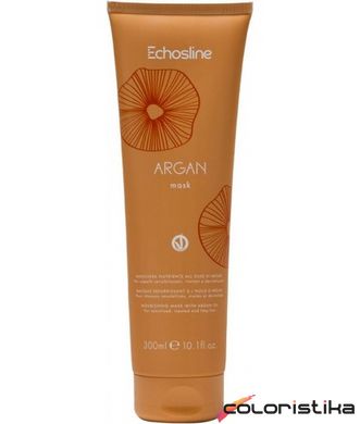 Маска для волосся живильна з Аргановою олією ECHOSLINE Argan Vegan Mask 300 мл